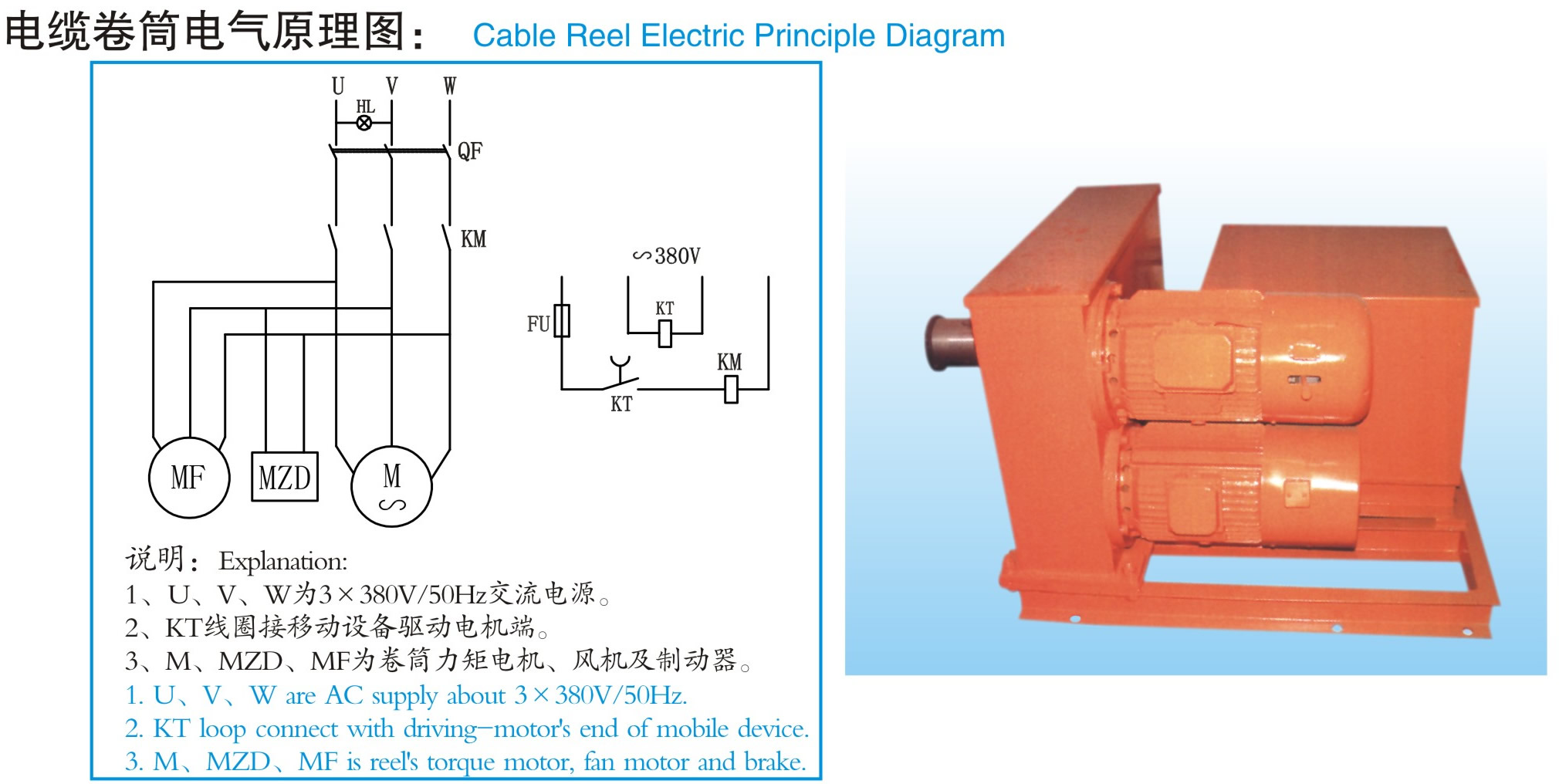 JMD長期堵轉(zhuǎn)力矩電機(jī)式電纜卷筒|鴻升科技